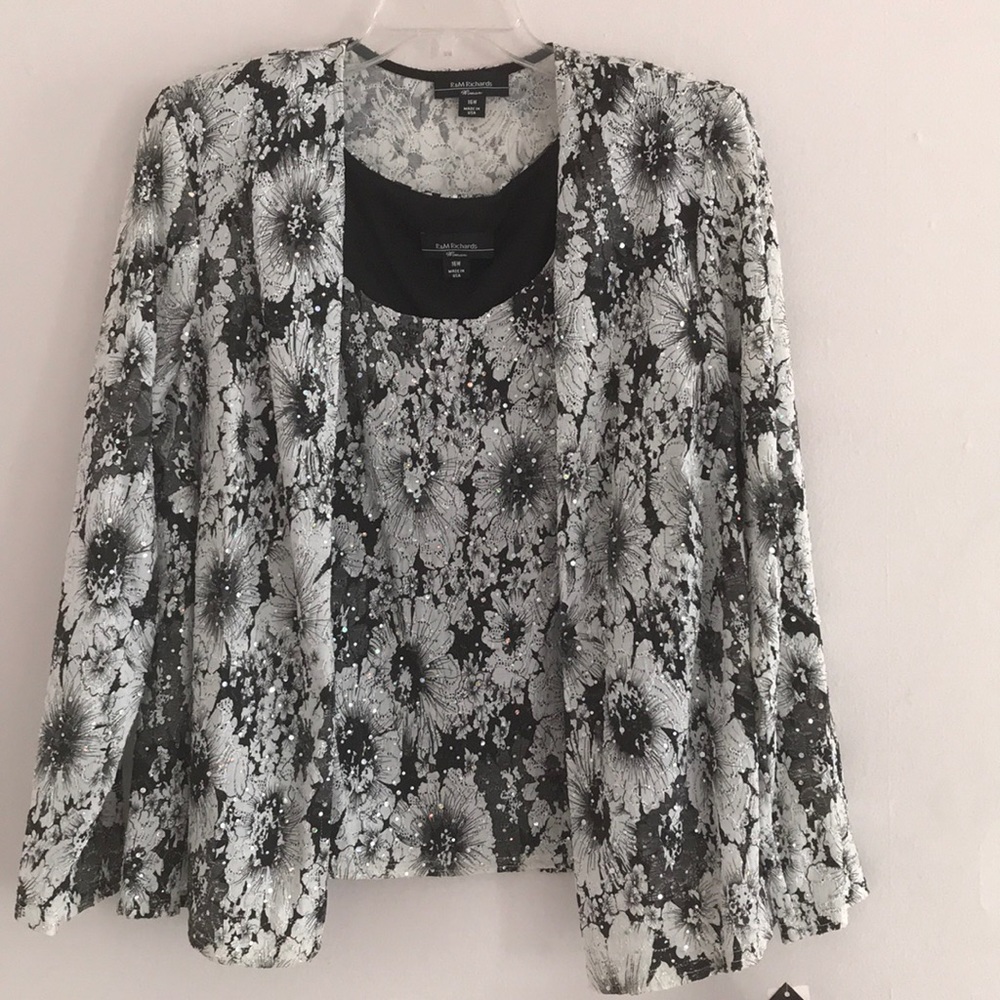 Jacket with a top